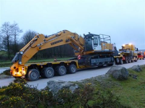 Delivery taken of New Liebherr Excavator